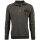 Mode Monte Carlo Herren Sweatshirt mit Troyer Zip, Mini-Waffel Struktur Oliv
