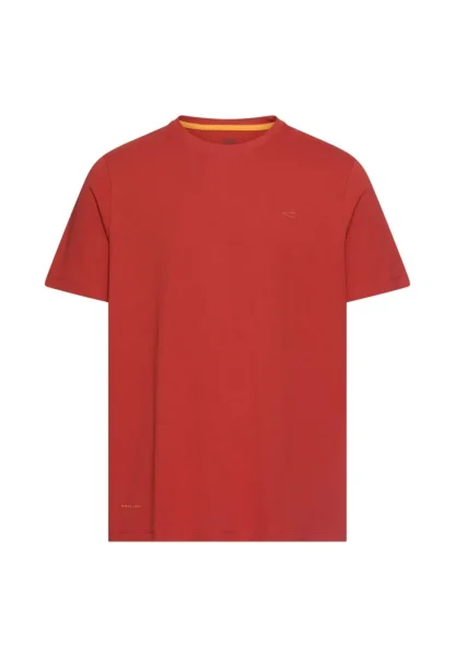 Camel Active Herren T-Shirt Rundhals, Terra rot