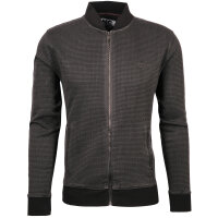 Mode Monte Carlo Herren Sweatjacke mit College Kragen und...