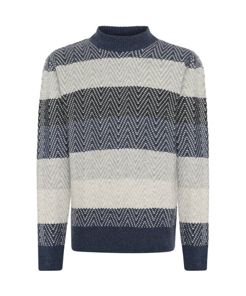 PIERRE CARDIN Herren Pullover Turtle, sargasso sea blau