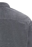 Camel Active Herren Langarm Cord Hemd mit 2-Wege Stretch, tinted blue blau