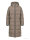 COVERED Damen Mantel JULIA 4 mit Kapuze, Fungi beige Taupe