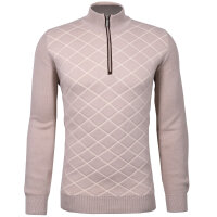 Mode Monte Carlo Herren Strickpullover mit Rautenmuster,...