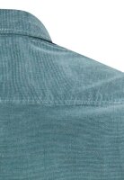 Camel Active Herren Langarm Cord Hemd mit 2-Wege Stretch, tide blue blau