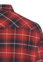 Camel Active Herren Langarm Karohemd mit Brusttasche, terra red rot