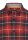 Camel Active Herren Langarm Karohemd mit Brusttasche, terra red rot