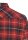 Camel Active Herren Langarm Karohemd mit Brusttasche, terra red rot