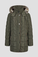 Barbara Lebek Damen Kurzmantel Jacke Down Free mit Kapuze...