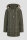 Barbara Lebek Damen Kurzmantel Jacke Down Free mit Kapuze und Webpelz, oliv